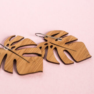 Monstera Deliciosa Earrings