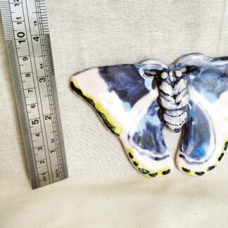 Ceramic Wall Moth