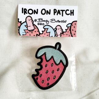 Strawberry Embroidered Patch