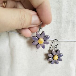 Harriet's Daisys in Purple